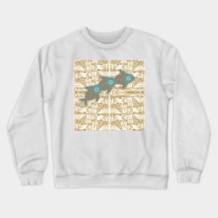 Awesome Aboriginal Dot Art Crewneck Sweatshirt